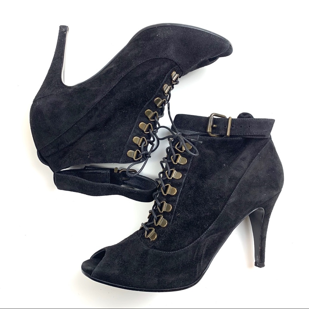 J.Crew peep toe ankle boots